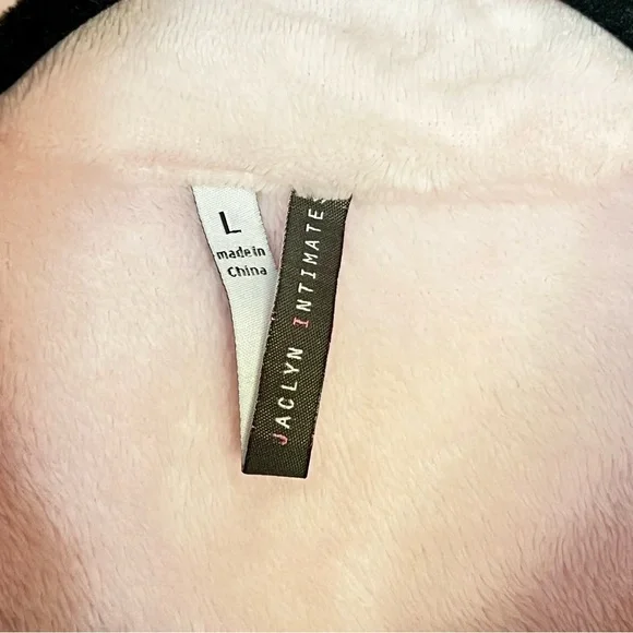 Jaclyn Intimates Plush Pink Bed Jacket Large - Picture 3 of 6